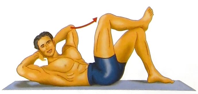 Exercicio de torsión para aumentar a potencia